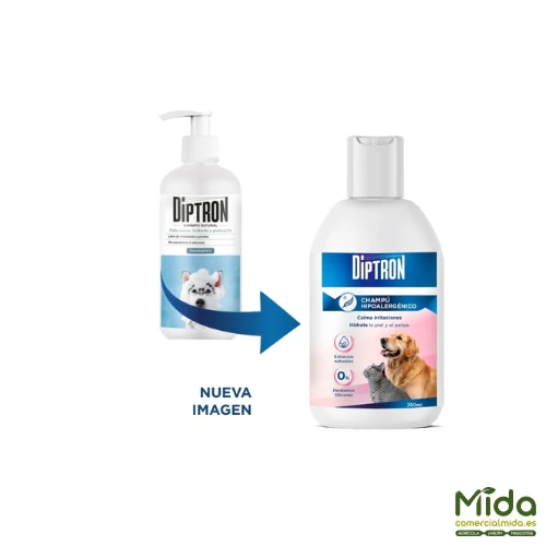 DIPTRON Champú Hipoalergénico para Mascotas 250 ml - Image 3