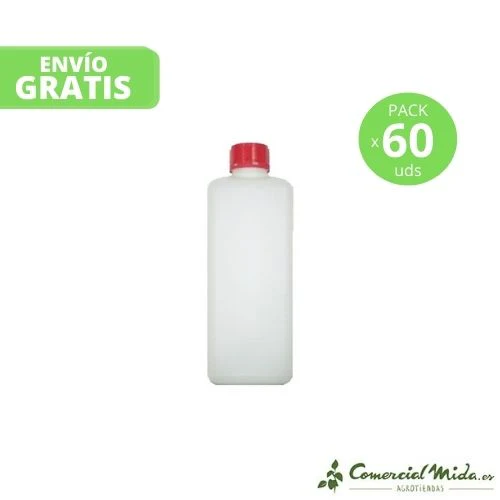DELTALAB Botella Polietileno con Tapón Precinto de Seguridad 1000 ml - Image 2