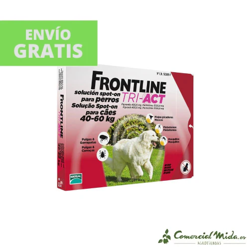 FRONTLINE TRI-ACT XL Pipetas Antiparasitarias para Perros 40-60 KG - Image 2