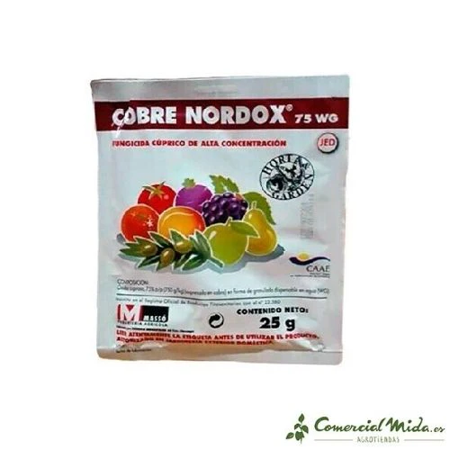 Fungicida MASSÓ Cobre Nordox 75 WG JED