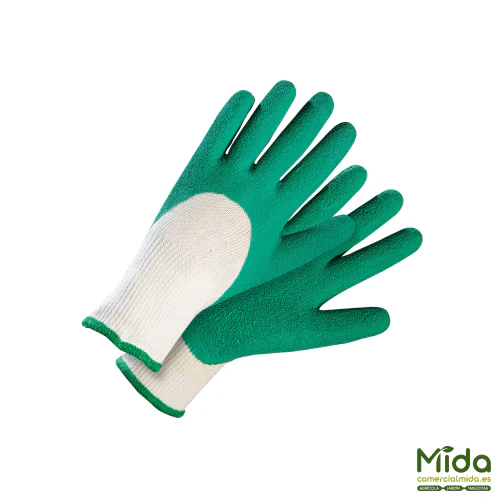 Rostaing Basic Guantes de Látex Polivalente para Bricolaje y Jardinería