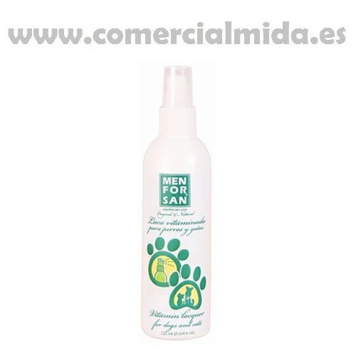 Laca vitaminada MENFORSAN 125ml para perros y gatos