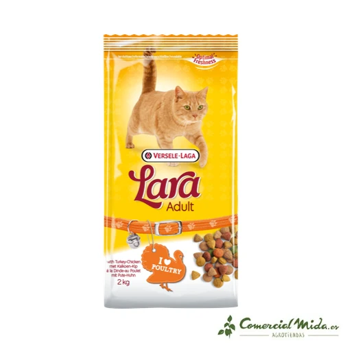 Lara Adult Pienso para Gatos Pollo y Pavo - Image 2