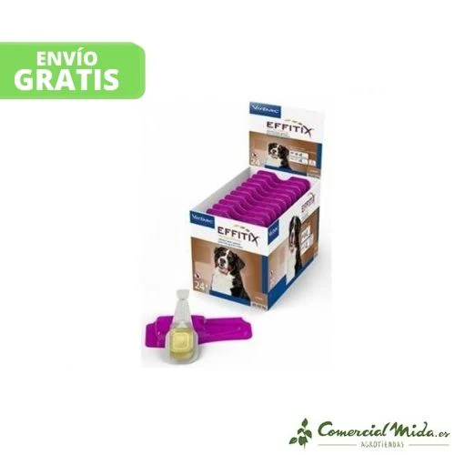 Pipetas VIRBAC EFFITIX XL para Perros Gigantes de 40 a 60 kg - Fipronilo y Permetrina (4 o 24 uds) - Image 2