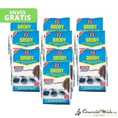 Raticida BRODY CEBO FRESCO para matar ratas y ratones (Brodifacoum) - Image 10