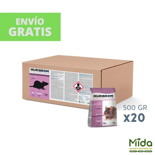 Raticida MURIBROM CEBO FRESCO EXPRÉS, mata ratas y ratones (Brodifacoum) - Image 17