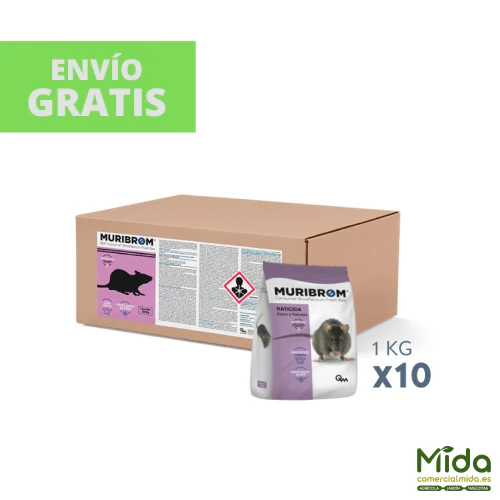 Raticida MURIBROM CEBO FRESCO EXPRÉS, mata ratas y ratones (Brodifacoum) - Image 18