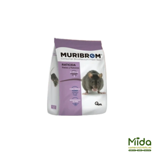 Raticida MURIBROM CEBO FRESCO EXPRÉS, mata ratas y ratones (Brodifacoum) - Image 19