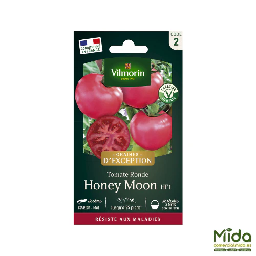 VILMORIN Semillas de Tomate Ronde Honey Moon