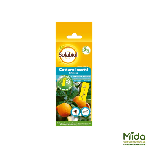 SOLABIOL Frutales Cítricos Placas con Feromonas - Pack 5 placas