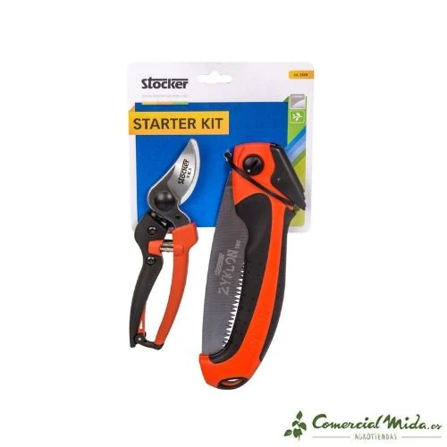 Starter Kit Poda STOCKER GARDEN (tijera + serrucho)