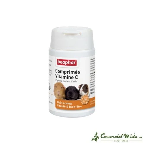 Suplemento BEAPHAR Vitamina C 50 Comprimidos para Cobayas