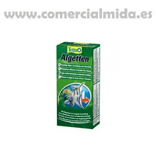 Tabletas TETRA ALGETTEN prevención y eliminación de algas en acuarios (12 Uds) - Image 2